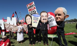 A protest against Adani's Carmichael coalmine