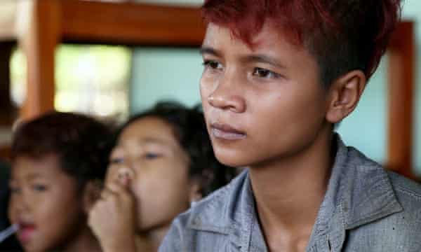 Lorn Sreyleak, one of dozens of teenagers across Cambodia to be drawn under the wing of transgender coach Van ‘Pa Vann’ Sovann.