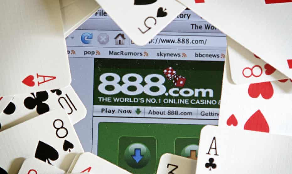 The online gambling website of 888