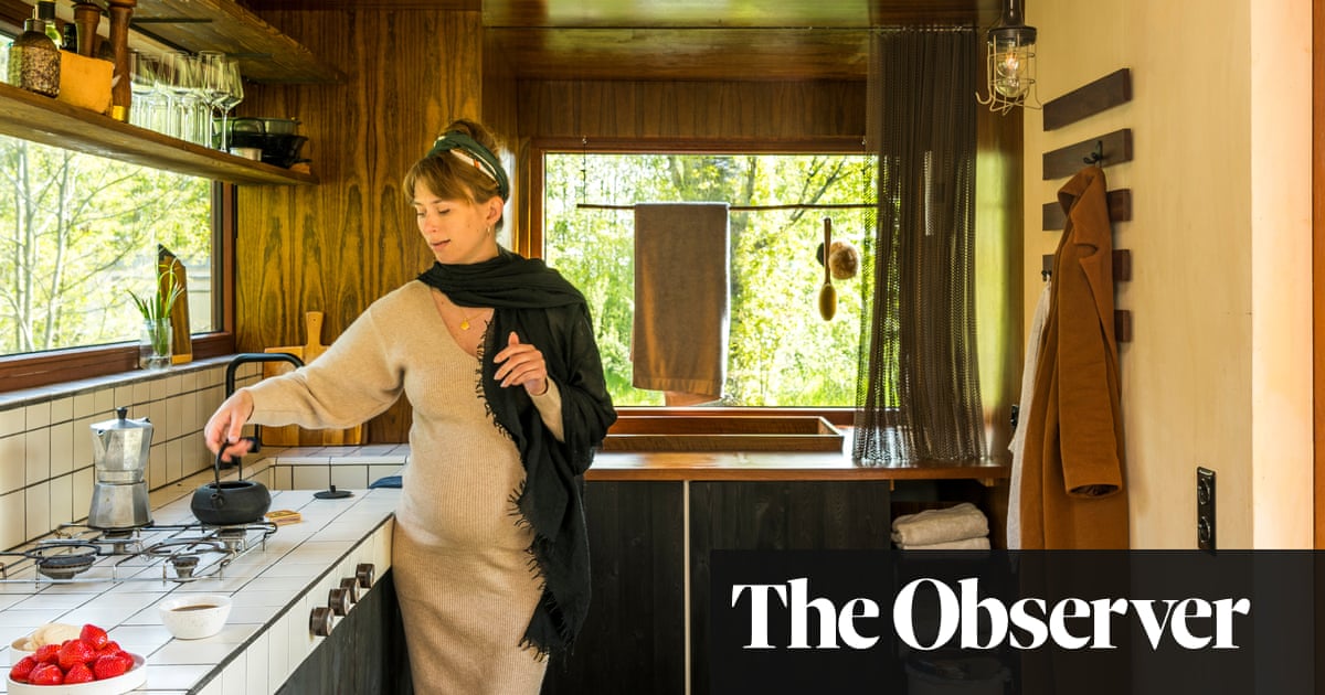 jazz door mirror Guilty Writer's residence: a self-built cabin in the woods | Interiors | The  Guardian