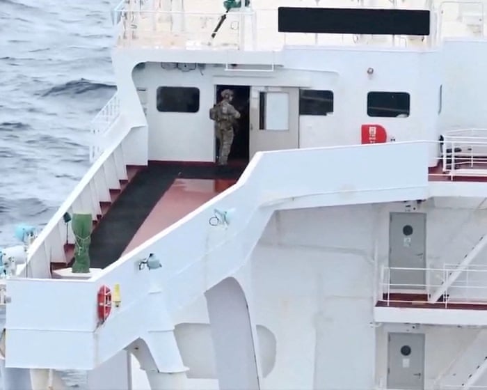 US forces board second oil tanker linked to Venezuela - video