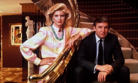 Ivana and Donald Trump in the 1980s. As vice-president of interior design for the Trump Organization, Ivana influenced real-estate projects in New York and Atlantic City.