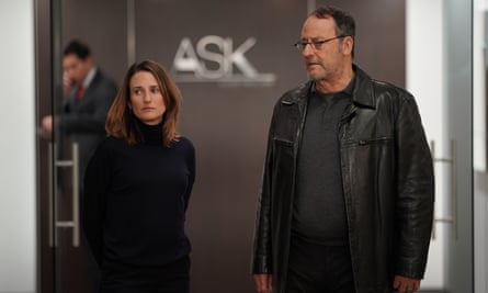 Camille Cottin with Jean Reno in Season 4 of Call My Agent.