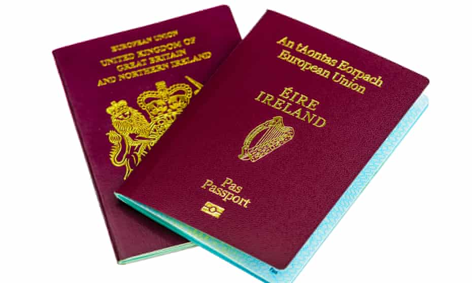 UK and Irish passports