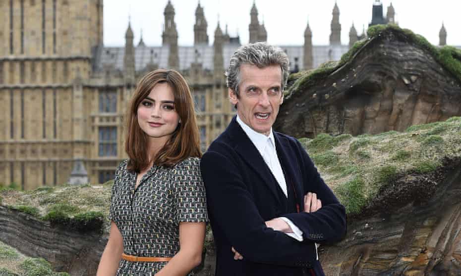 Peter Capaldi and Jenna Coleman Doctor Who.