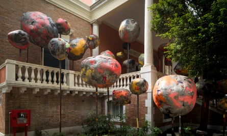 Phyllida Barlow’s ‘folly’ on display at the British Pavilion at the Venice Biennale in 2017.