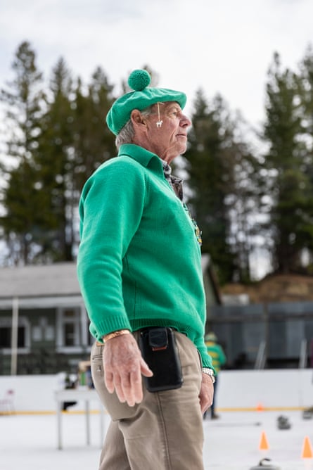 Ken Gillespie from the Rough Ridge Curling Club
