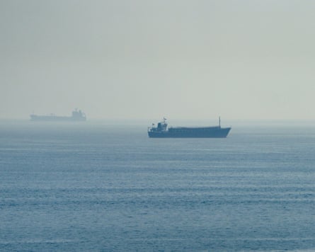 Vessels in the strait