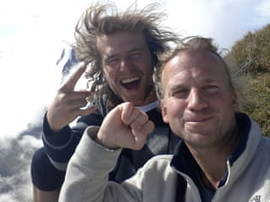 ‘I don’t feel any complicity’ … Base director Richard Parry, right, with Alexander Polli.
