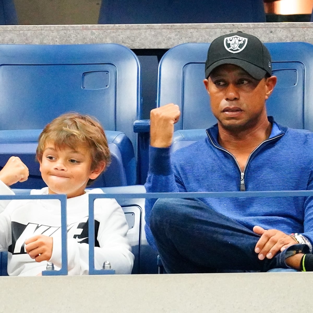 Team Woods Tiger And Son Charlie Join Forces At Pnc Championship Tiger Woods The Guardian