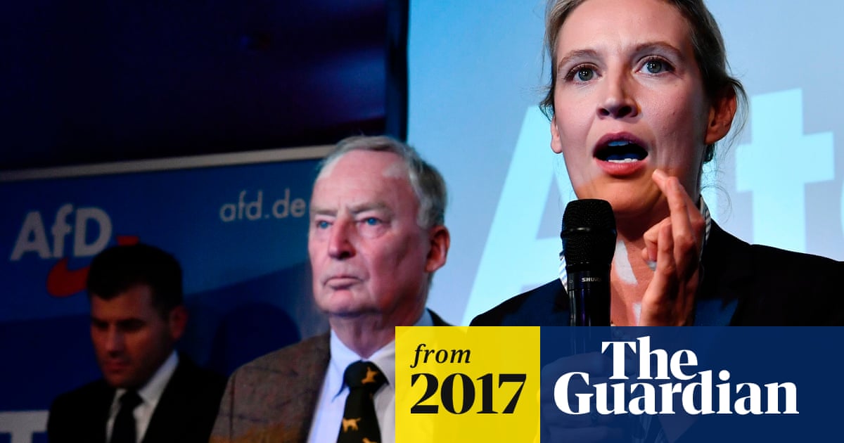 Afd Leaders Vow To Hound Angela Merkel After Strong Showing At Polls Germany The Guardian