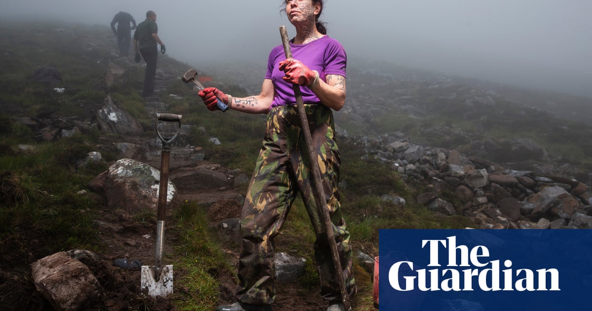 ‘It suits the strong-willed’: Scotland’s mountain path makers – a photo essay