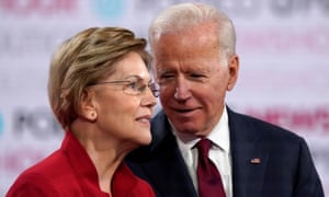 Joe Biden and Elizabeth Warren.