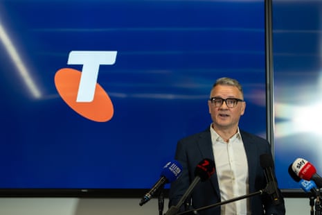 Telstra CFO Michael Ackland.