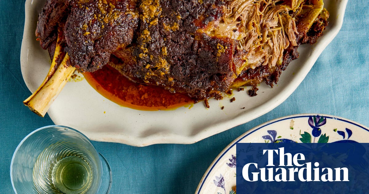Sami Tamimi’s recipes for slow-cooked lamb with spicy pickled lemon and jewelled Easter rice