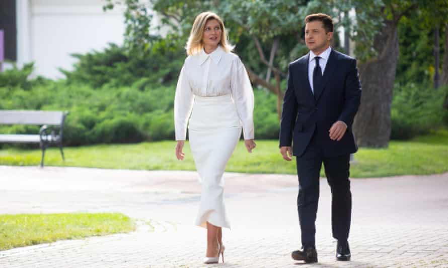Volodymyr Zelenskiy et sa femme Olena