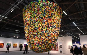 Pascale Marthine Tayou’s Plastic Bags sculpture in New York, US