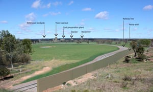 Company visualisation of proposed mine site