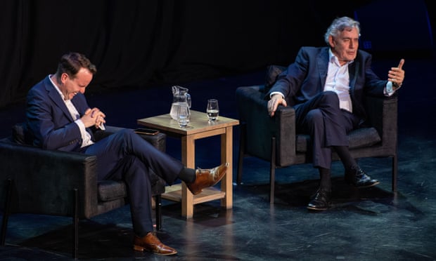 Not here all week … Matt Forde with Gordon Brown at The Political Party at the Underbelly, Edinburgh.