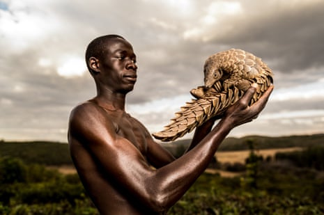 One of the ‘pangolin men’ of Zimbabwe