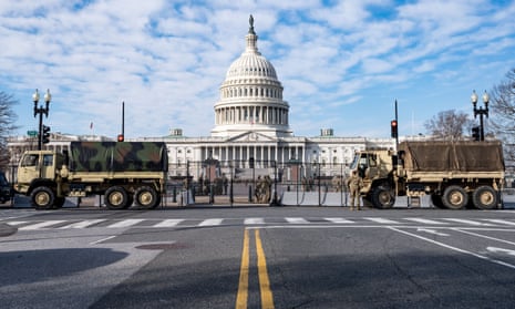 National Guard outside the US Capitol