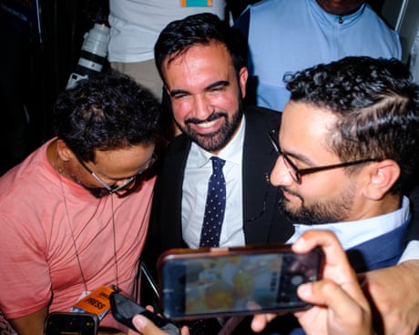 ‘We made history’: Mamdani celebrates after shocking Cuomo in New York City mayoral primary – US politics live