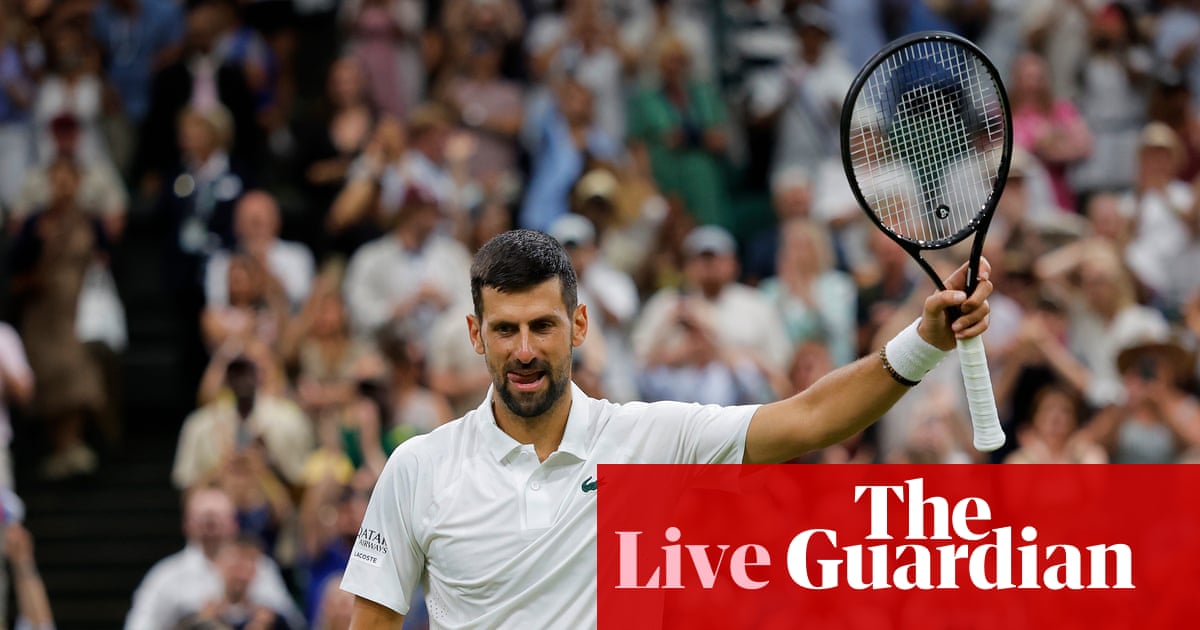 Wimbledon 2026: Djokovic beats Tsitsipas in straight sets, Krejcikova, Gauff and Sinner through - as it happened