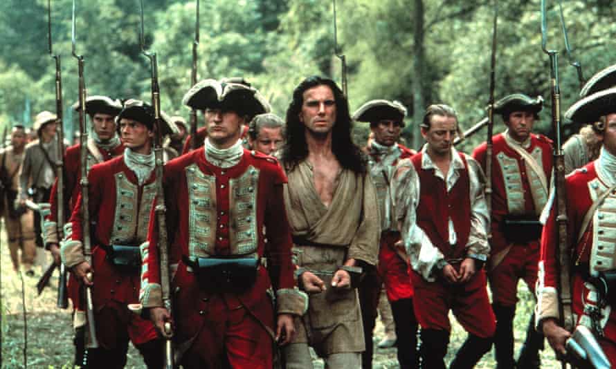 Daniel Day Lewis in The Last of the Mohicans.