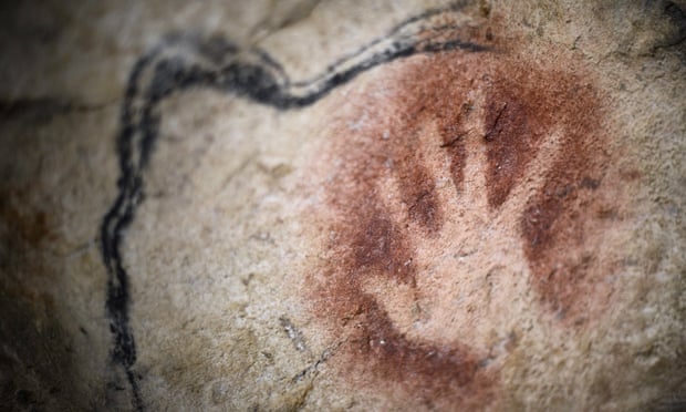 Reaching back in time … Caverne du Pont-d’Arc, a replica of Chauvet Cave in France.