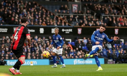 Conor Chaplin gives Ipswich the lead.