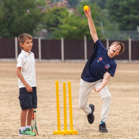 Children play during Catford Cricket Club and Cyphers Summer Cricket Camp