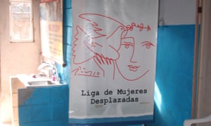 The headquarters of the Liga de Mujeres Desplazadas in Colombia.