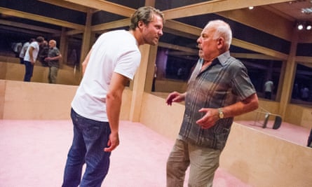 John Shrapnel, right, as Salter, with Lex Shrapnel in Caryl Churchill’s A Number at the Young Vic, 2015.