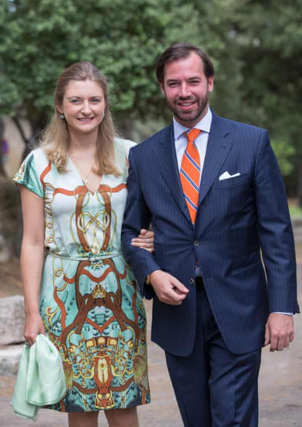 Prince Guillaume and Princess Stéphanie of Luxembourg.