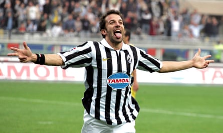 Juventus forward Alessandro Del Piero announced himself as a star on this day in 1994