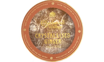 Une boîte de gingembre cristallisé Charbonnel & Walker