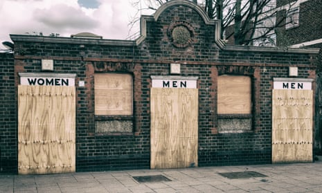 A disused lavatory block in Tottenham, north London