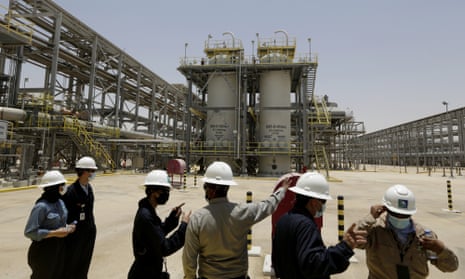 Saudi Aramco’s natural gas liquids recovery plant in Hawiyah, Saudi Arabia.