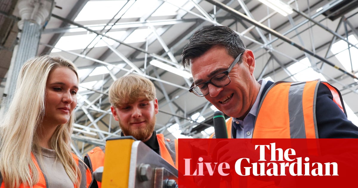 Burnham has clear lead over other party leaders on who would make best PM, poll suggests – UK politics live
