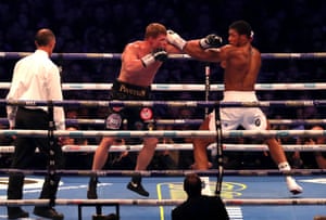 Joshua and Povetkin go toe to toe