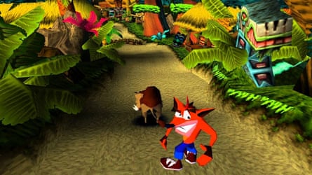 Kids stuff … Crash Bandicoot.