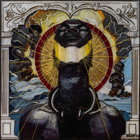 Mr Eazi unveils exceptional album cover for his album, 'The Evil