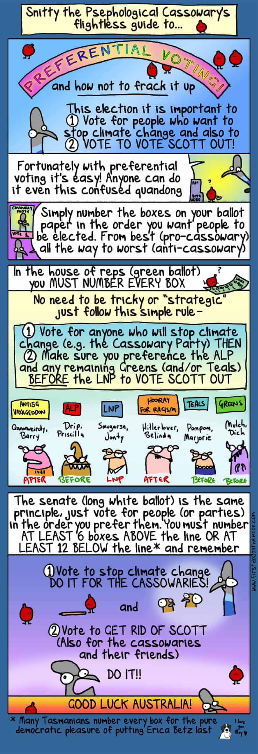 First Dog on the Moon cartoon