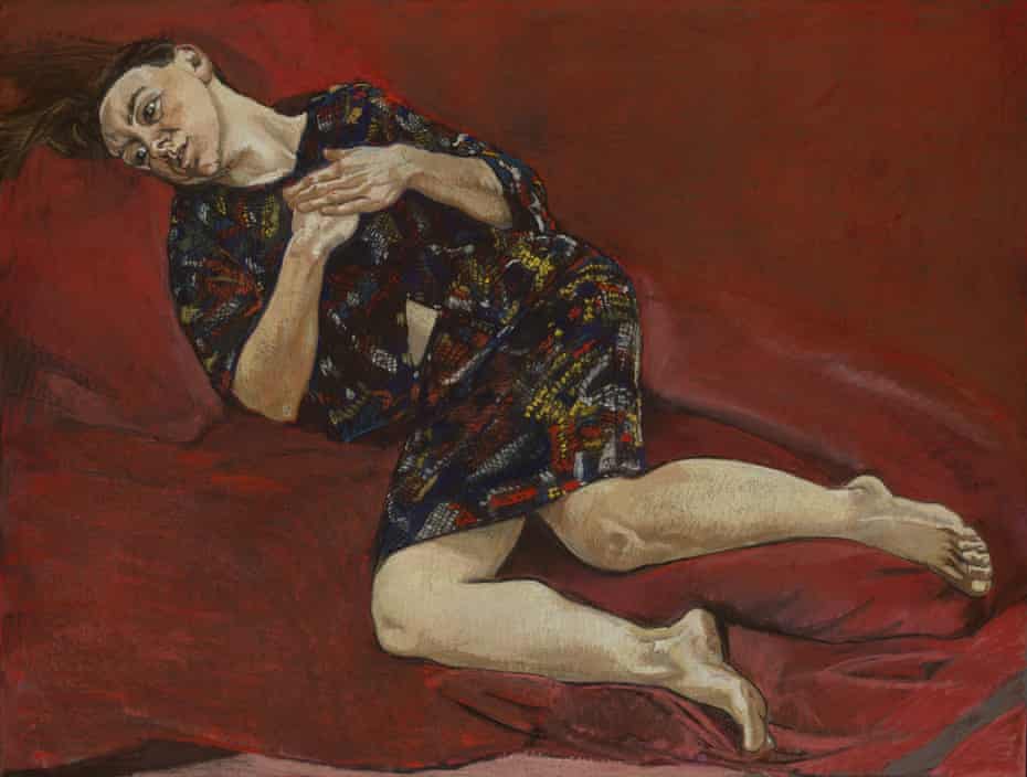 Most of Paula Rego’s late and best work was done in pastel, such as this piece, Love, 1995.