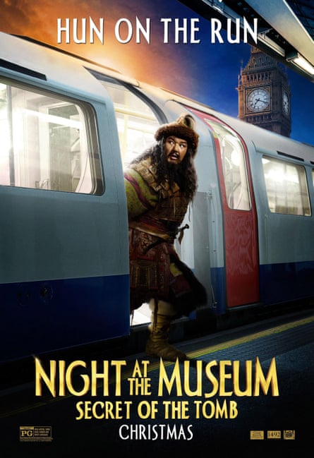Secret of the Tomb, 2014 featuring Attila in a London underground train carriage.