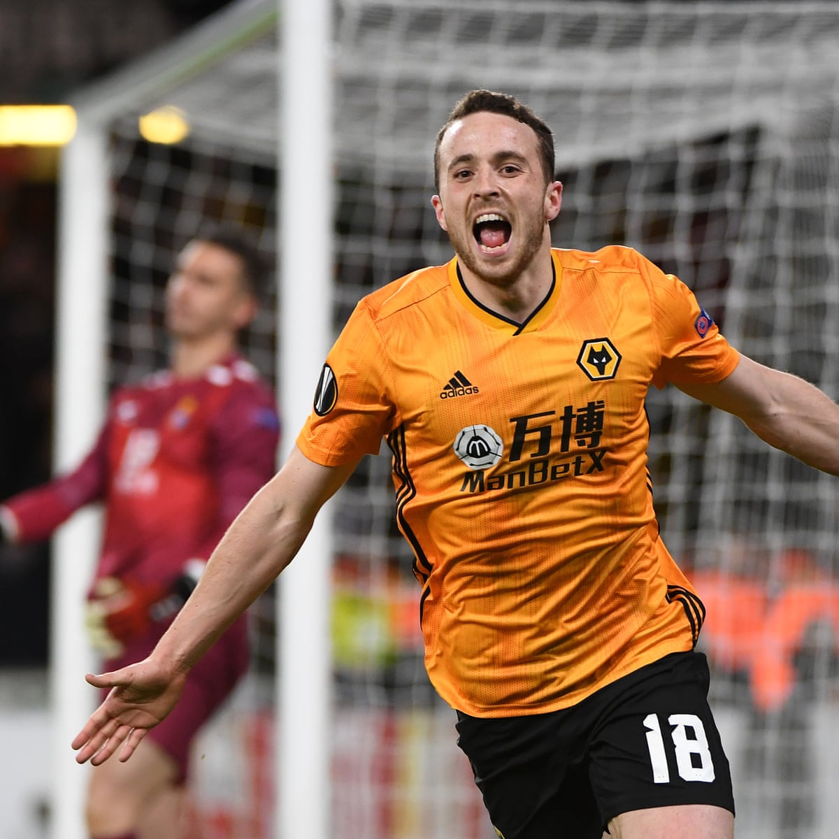 Wolves Diogo Jota Hits Europa League Hat Trick To Leave Espanyol Flailing Europa League The Guardian Wolves Diogo Jota Hits Europa League Hat Trick To Leave Espanyol Flailing Europa League The Guardian