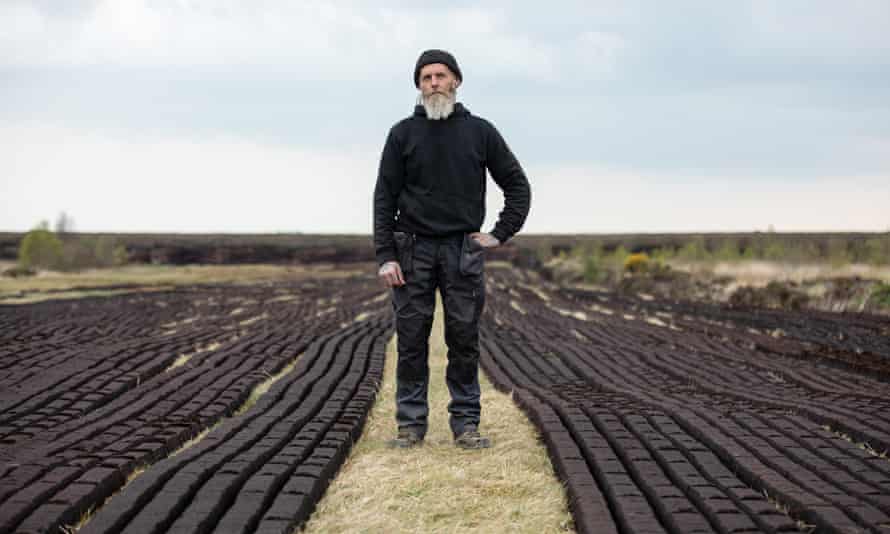 'I'll fight till my death.' Ned Phillips harvests on his family's patch at Mouds Bog