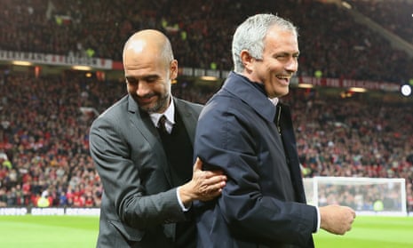 Pep Guardiola says Manchester City must win their individual battles and play their natural game at Old Trafford but it will be hard against José Mourinho’s Manchester United.