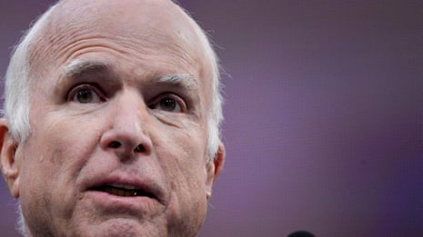 John McCain criticises 'spurious nationalism' in Liberty Medal speech – video