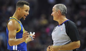 Stephen Curry was ejected after throwing his mouthguard